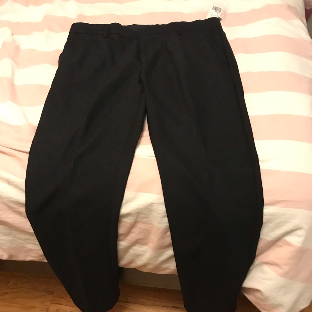 men’s black dress pants NWT 34